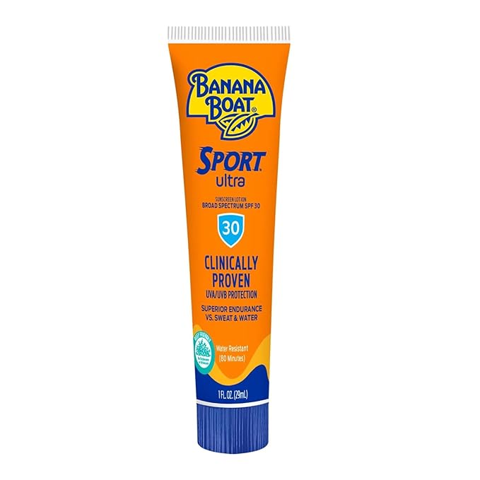 Banana Boat Sport Performance Sunscreen Lotion 30 Spf 1 oz (Pack Of 6)-GlimoraGlow