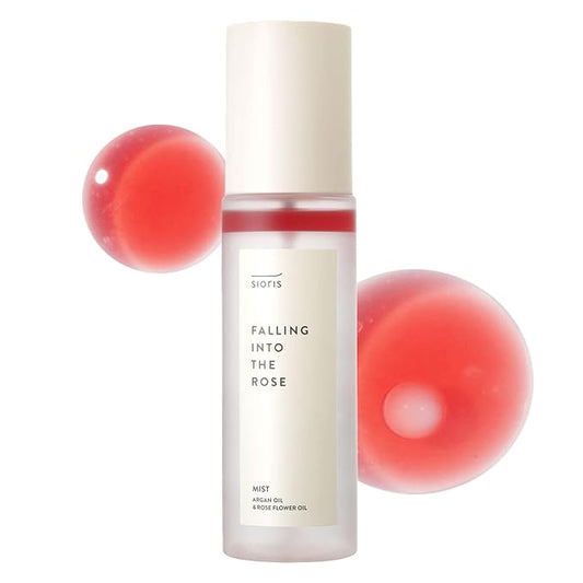 SIORIS Falling Into The Rose Mist 3.38 Fl Oz 3in1 Multi-Care Toner+Mist+Serum for Hydration & Oil Balance Certified by Cosmos Organic and Vegan Korean Skincare-GlimoraGlow