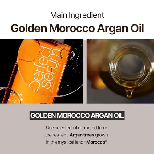 Mise En Scene Perfect Watery Serum for Hair Moisturizing - Korean Hair Argan Oils, Hair Essence for Hydrating with Citrus Scent, Derma Test Completed, 2.70 fl. Oz-GlimoraGlow