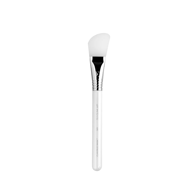 Sigma Beauty S01 Clay/Mud Mask Skincare Brush – Silicone Skincare Tool for Applying Skincare Products to Face and Skin, Face Mask Brush Applicator for Mud and Clay Masks (1 Pc)-GlimoraGlow