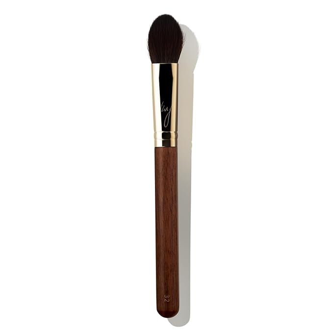 [SOO ADOR] BY MAENG #32 Cheek Brush - Precision Tool for Blush Application and Defined Cheek Colors | Designed by K-Pop Makeup Artist Maeng | Makeup Brush Blush Brush-GlimoraGlow