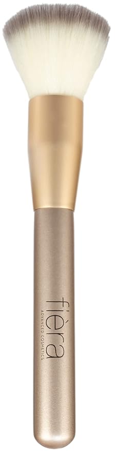 Fièra Finishing Powder Brush - Custom Facial Brush for Loose Powder - Quick & Easy Application - Lightweight & Easy to Clean - Pairs Perfectly with Fièra HD Matte Finishing Powder-GlimoraGlow