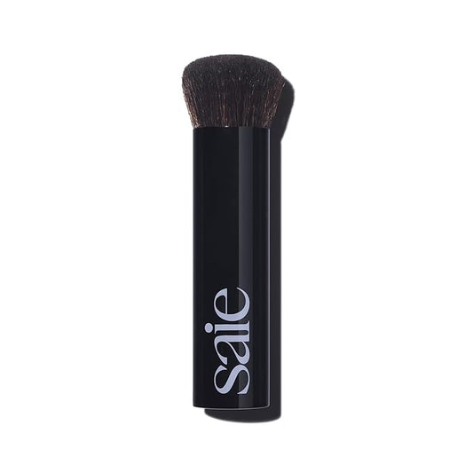 Saie The Base Foundation Brush for Liquid Makeup - Ultra-Soft Makeup Brush with Cruelty-Free, Synthetic Bristles - Designed for Foundation, Skin Tints & Cream Bronzers (1 Count)-GlimoraGlow
