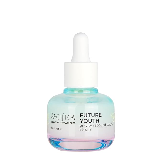 Pacifica Future Youth Gravity Rebound Face Serum – Multi-Peptide Firming Facial Serum for Fine Lines, Anti-Aging & Elasticity Vegan & Cruelty-Free Dermatologist Tested-GlimoraGlow