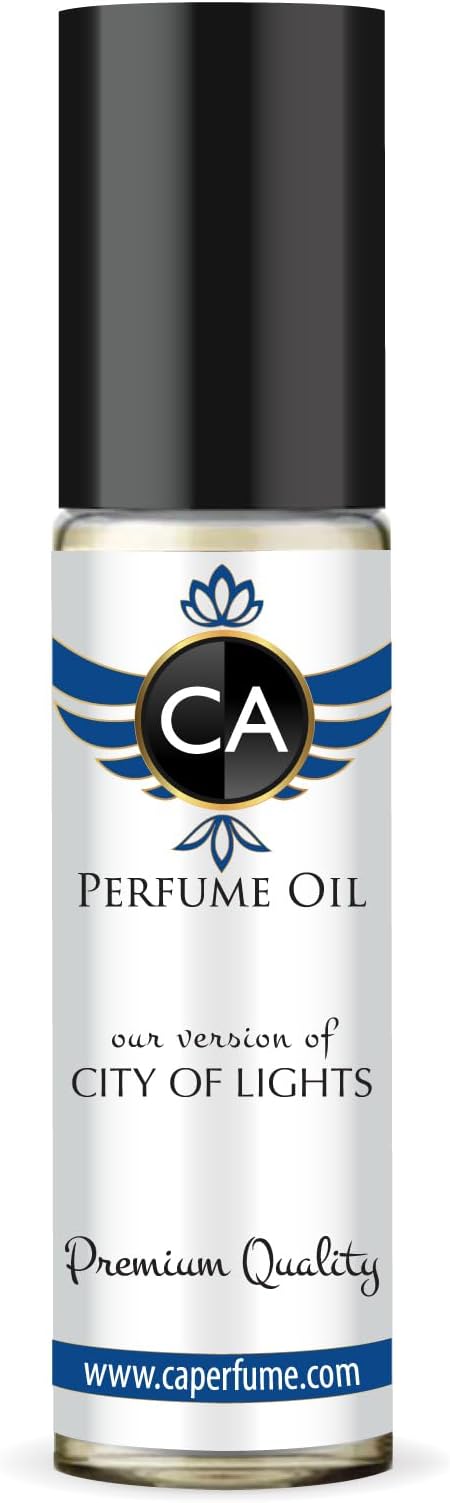 CA Perfume Impression of Bold Numbers City of Lights For Women & Men Replica Fragrance Body Oil Dupes Roll-On 0.3 Fl Oz/10ml-X1-GlimoraGlow