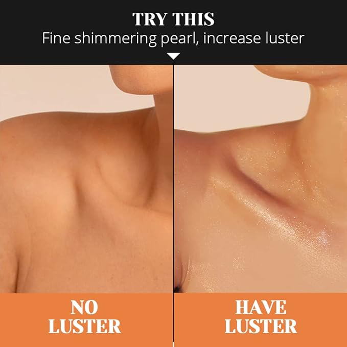 Liyalan Shimmer Body Oil Rose Gold 5 Color Bronze Face Glow Pearl Highlighter Illuminator body Makeup Shine Glitter Gold Liquid Taning 3.38 Fl Oz-GlimoraGlow