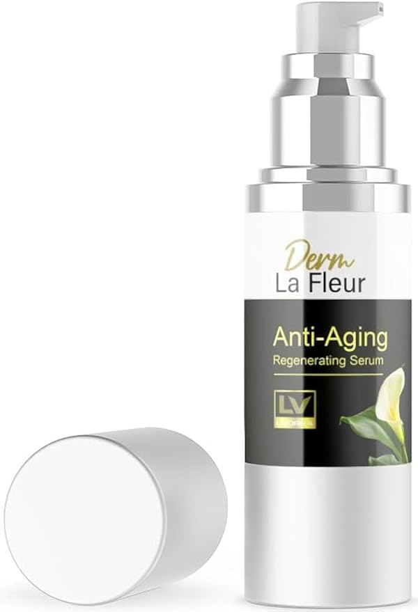 1 Pack - Derm La Fleur Anti- Aging Serum - Derm La Fleur Plus, Derm La Fleur Luxe 1 Bottle Serum For 1 Month, Derma Fleur Moisturizing Skin Conditioner.-GlimoraGlow