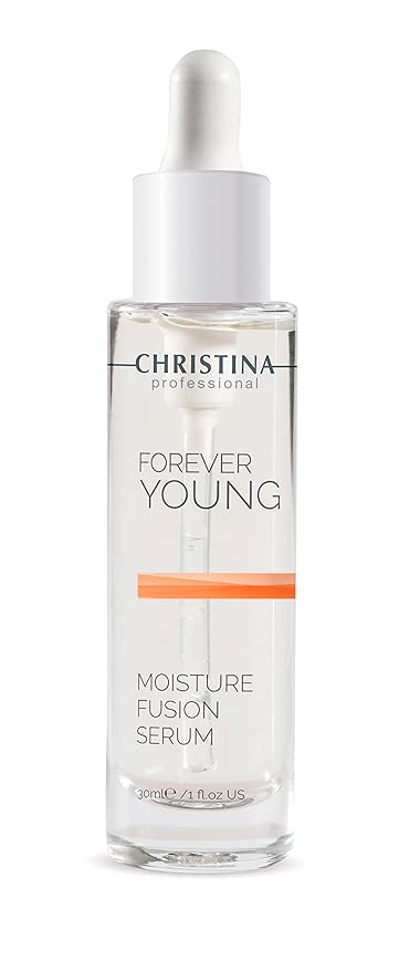 Christina Forever Young Moisture Fusion Peptide Serum for Face with Hyaluronic Acid | Accelerated Collagen Production Face Serum | Skin Regeneration | Post-Peeling Rehab | For All Skin Types 30ml-GlimoraGlow