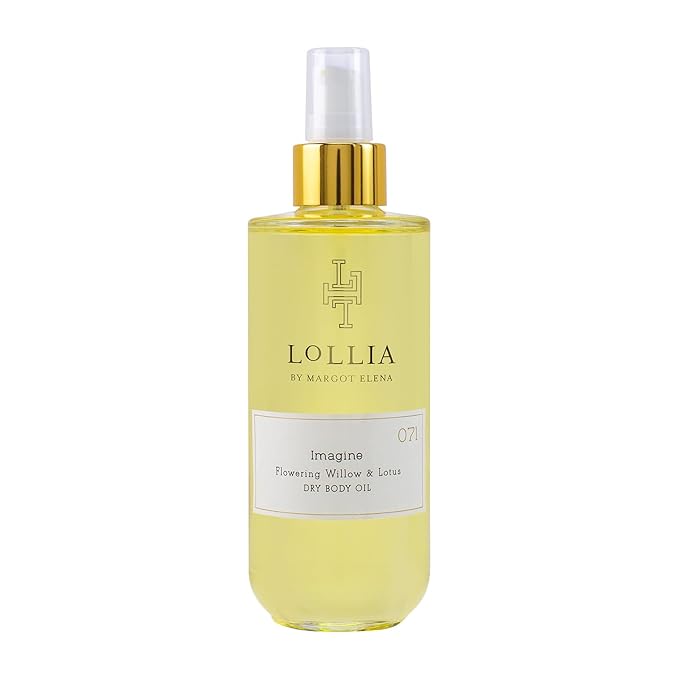 LOLLIA Dream Dry Body Oil, 6.8 Fl. Oz. – White Tea & Honeysuckle – Women’s, Scented, Moisturizing, Dry Body Oil for Women, For All Skin Types-GlimoraGlow