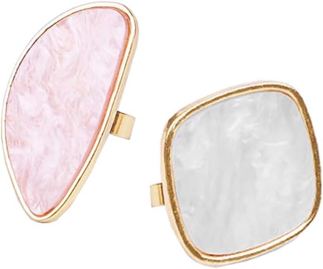 2 Pcs Resin Mixing Palette with Finger Rings Eyelash Extension Glue Rings Nail Art Equipment-GlimoraGlow