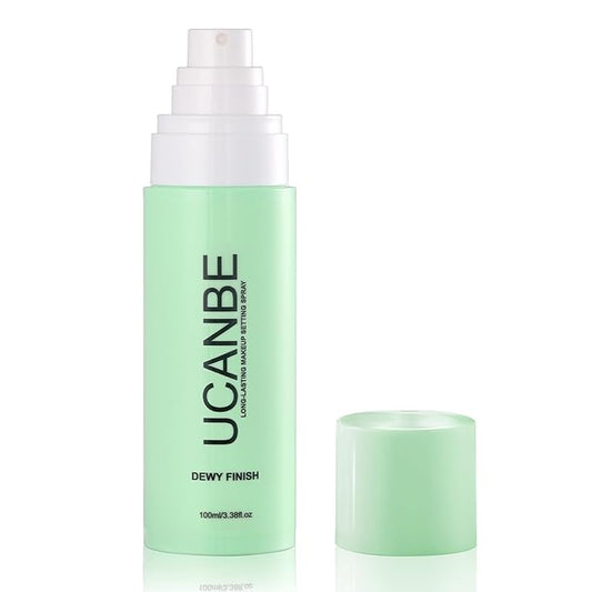 UCANBE Makeup Setting Spray, Dewy Finish Long Lasting Make Up Spray, Hydrating, Fast Drying Face Mist for Natural Glow, 3.38 fl oz-GlimoraGlow