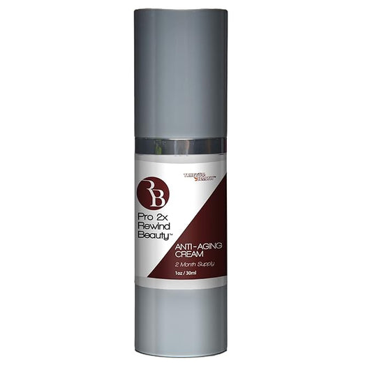 Pro 2x Rewind Beauty - Premium Anti-Aging Eye Serum - 2 Month Supply - Skin Firming Technology To Help Reduce Wrinkles Appearance & Tighten Bags Under Eyes - Diminish the Look of Dark Circles-GlimoraGlow