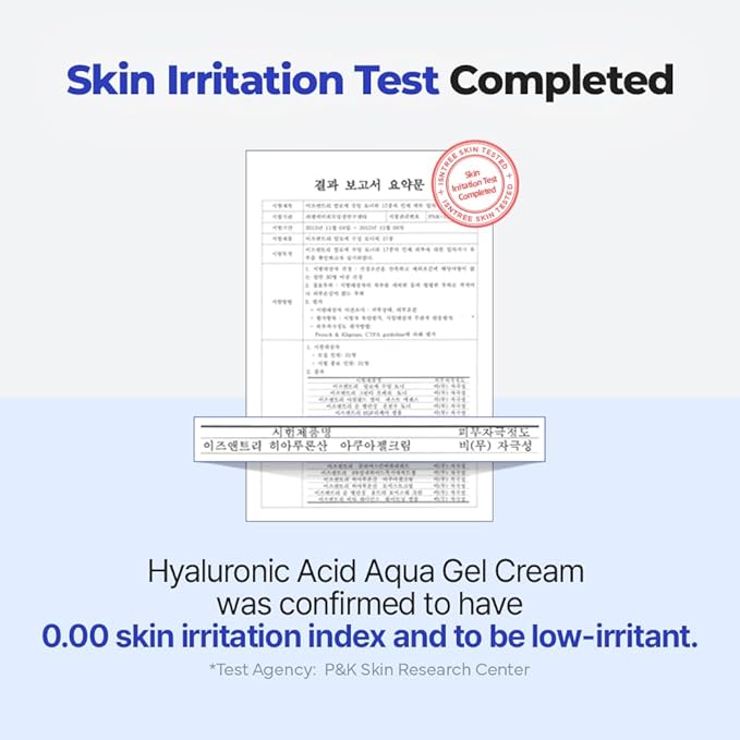 IsNtree Hyaluronic Acid Aqua Gel Cream 100ml, 3.38 fl oz | Korean Skincare | Lightweight Moisturizer | Quick-Absorbing Hydration | For Oily to Combination Skin-GlimoraGlow