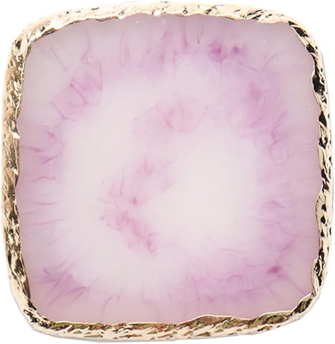 1 Piece Nail Art Palette Nail Polish Palette Mixing Palette Makeup Plate Nail Plates for Nail Art Nail Tip Holder Nail Art Display (Light Purple Square)-GlimoraGlow