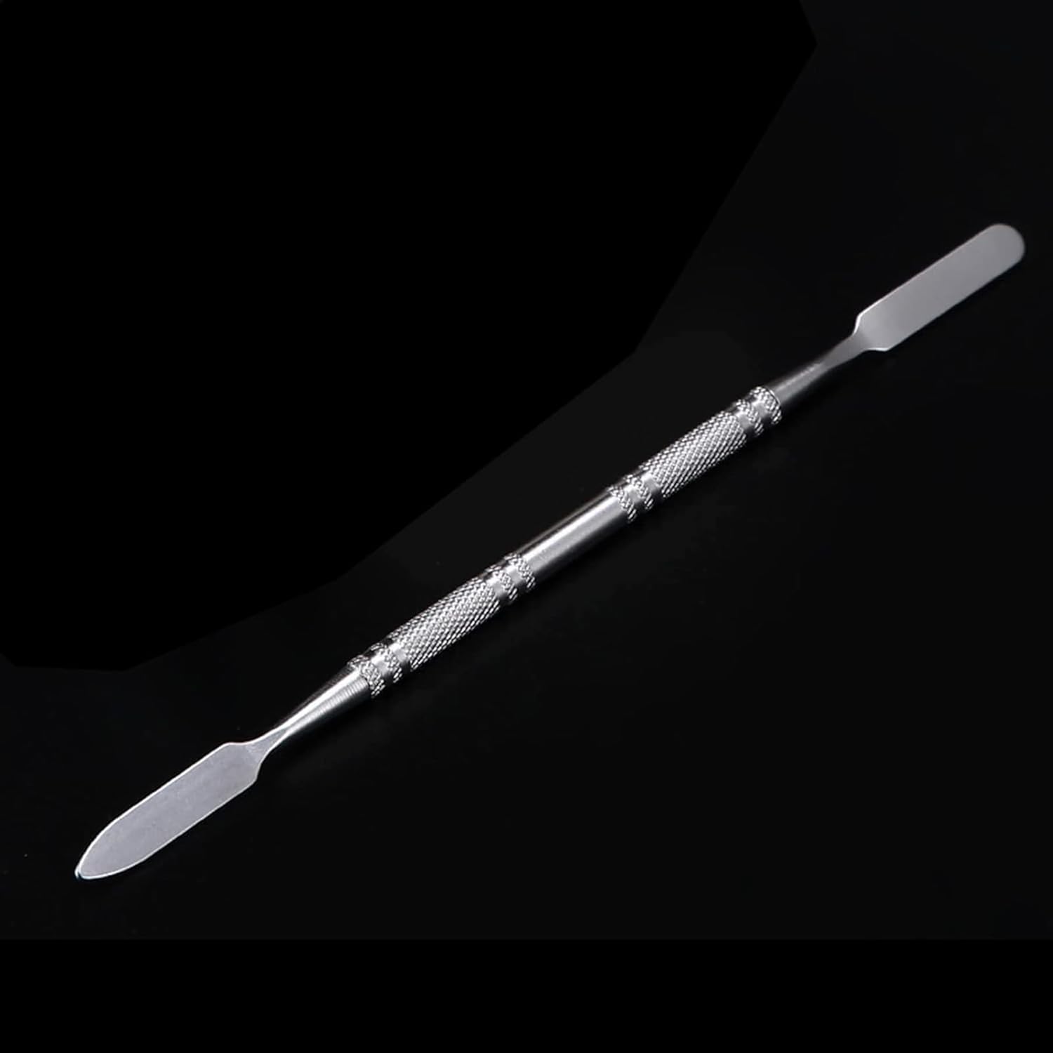 2 Pcs Resin Nail Palette Nail Polish Palette Nail Art Palette with Stainless Stirring Rod (Gray and Green)-GlimoraGlow