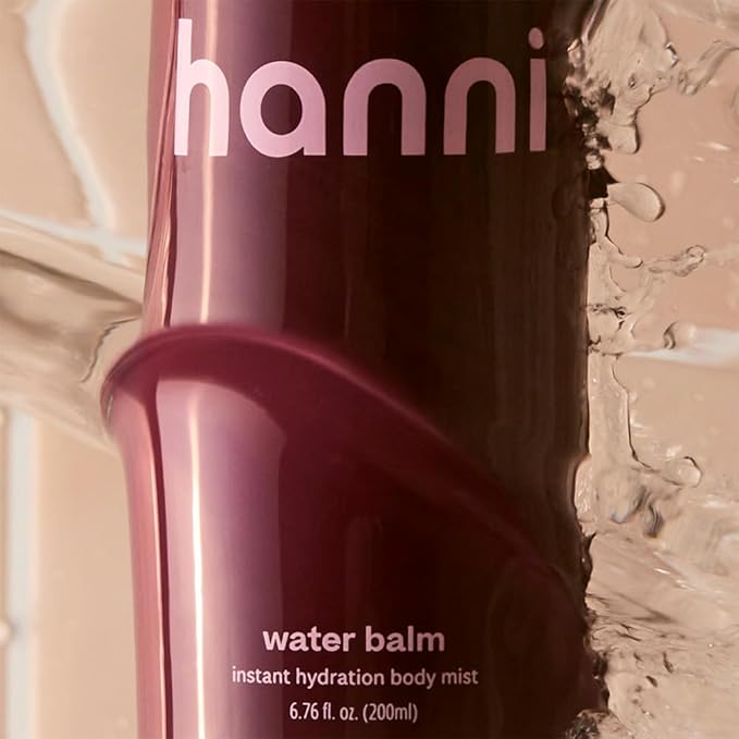 HANNI Water Balm Hydrating Body Mist, Moisturizer Spray with Hyaluronic Acid for All Skin Types, Lotion Replacement, 200 mL / 6.76 fl oz-GlimoraGlow