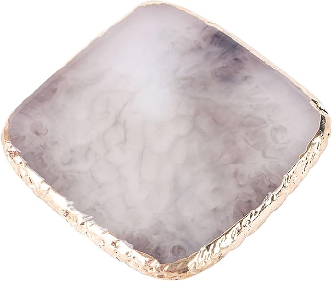 1 Piece Nail Art Palette Nail Polish Palette Mixing Palette Makeup Plate Nail Plates for Nail Art Nail Tip Holder Nail Art Display (Grey Square)-GlimoraGlow