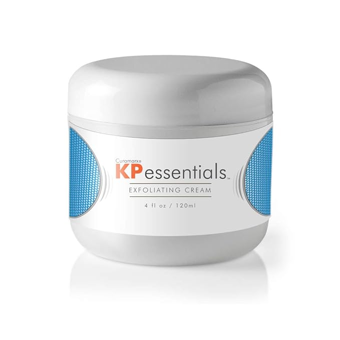 KP Essentials - Keratosis Pilaris Exfoliating Cream - Clear Red Bumps on Thighs and Arms For Confident Clear Skin - 4oz (1 Bottle)-GlimoraGlow