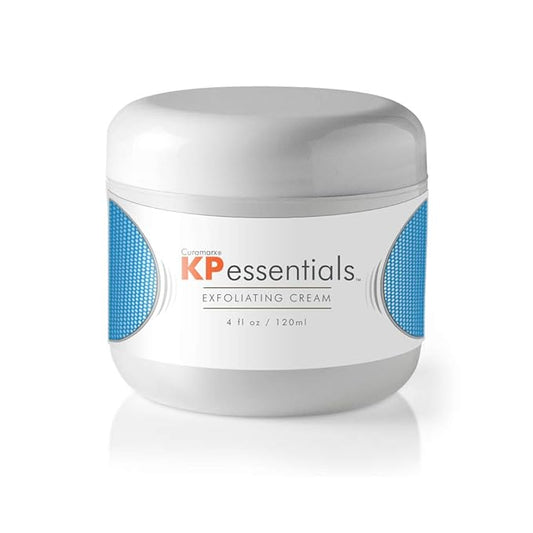 KP Essentials - Keratosis Pilaris Exfoliating Cream - Clear Red Bumps on Thighs and Arms For Confident Clear Skin - 4oz (1 Bottle)-GlimoraGlow