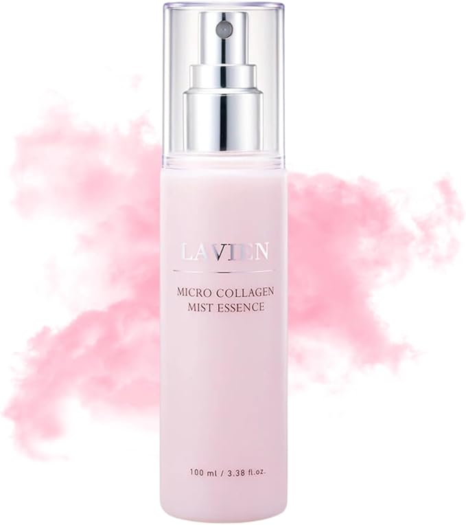 Lavien Micro Collagen Mist Essence - Hydrating Facial Spray, Redness and Smooth Skin - Suitable All Skin Types - 3.38 Fl Oz Bottle-GlimoraGlow