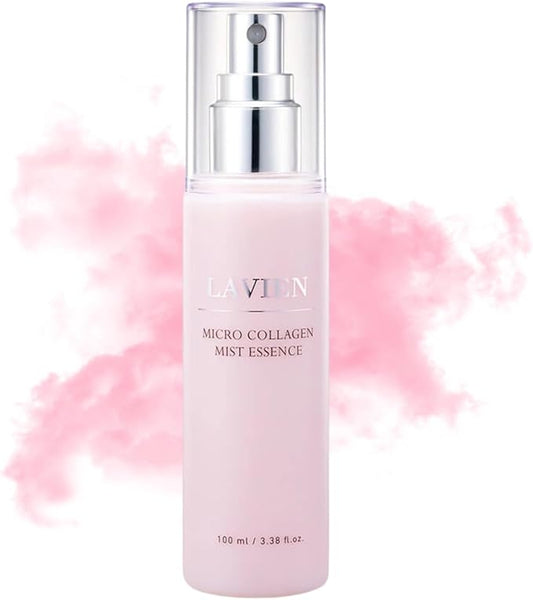 Lavien Micro Collagen Mist Essence - Hydrating Facial Spray, Redness and Smooth Skin - Suitable All Skin Types - 3.38 Fl Oz Bottle-GlimoraGlow