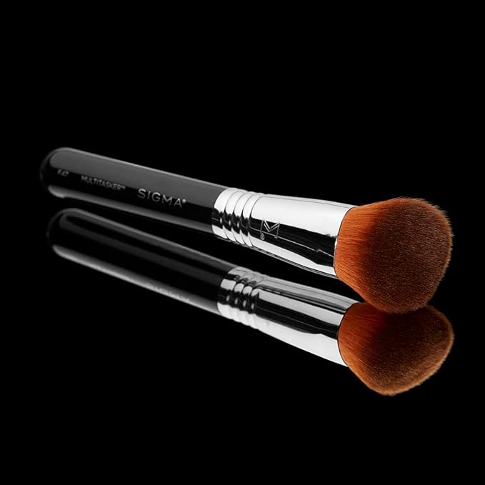 Sigma Beauty F47 Multitasker Makeup Brush – Multi-Use Face Makeup Brush for Blending, Contouring, & Buffing, Use with Foundation, Blush, Bronzer, Contour, or Highlighter (1 Brush)-GlimoraGlow