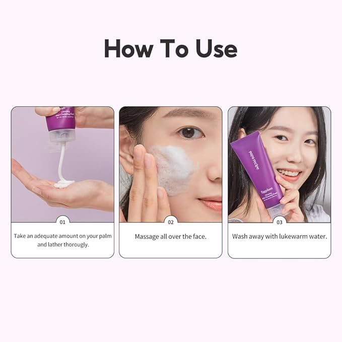 Papa Recipe Eggplant Moisturizing Cleansing Foam for Sensitive, Dehydrated, and Acne-Prone Skin-GlimoraGlow