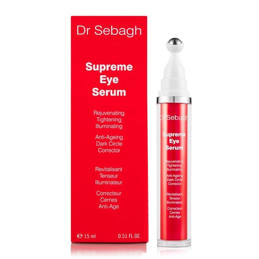 Dr Sebagh® Suprême Under Eye Tightening Serum [ADVANCED ROLL-ON FORMULA] - Under Eye Dark Circle, Puffiness, Fine Lines & Eye Bags Remover - Eye Serum Anti-Aging Wrinkles - Eye Treatment (0.51 fl Oz)-GlimoraGlow
