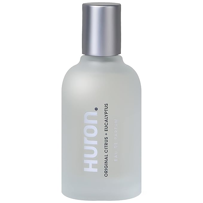 Huron Men’s Cologne - Eau de Parfum for Everyday Wear - Crisp & Invigorating Scent of Citrus, Eucalyptus, Mint & Aromatic Greens - Long Lasting - Safe, Clean Ingredients - 1.7 Fl. Oz.-GlimoraGlow