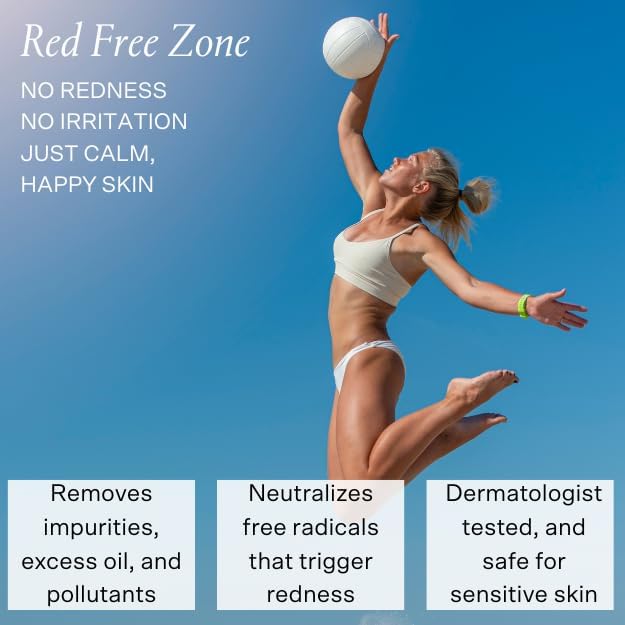 Detox & Soothe Face Mist with Hypochlorous Acid | Reduces Redness & Breakouts | pH Balance & Skin Cleansing for Active Lifestyles | TSA Approved, 2.7 oz | Clean Ingredients-GlimoraGlow