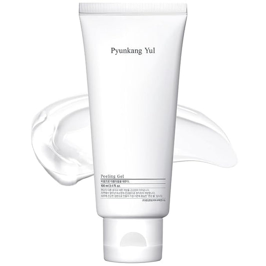 Pyunkang Yul PKY Peeling Gel with Immediate Visible Effect, Mild and Smooth Face Scrub with Papaya and AHA, Zero-Irritation, Korean Skincare (3.4 Fl.Oz, 100ml)-GlimoraGlow