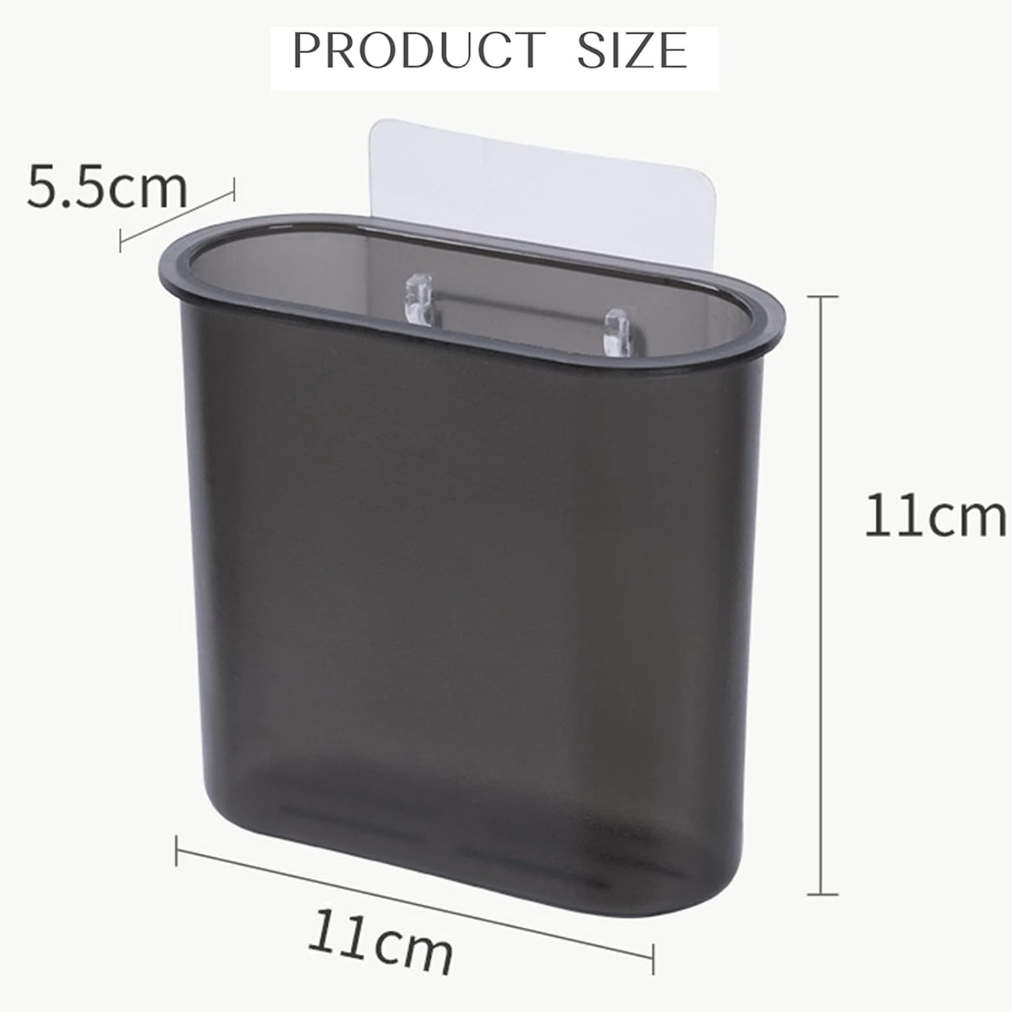 2 Packs Wall Mounted Toothbrush Holder, Self Adhesive Tooth Brush Holder for Bathroom Electric Toothbrush Toothpaste Razor Bathroom Accessories(Black)-GlimoraGlow