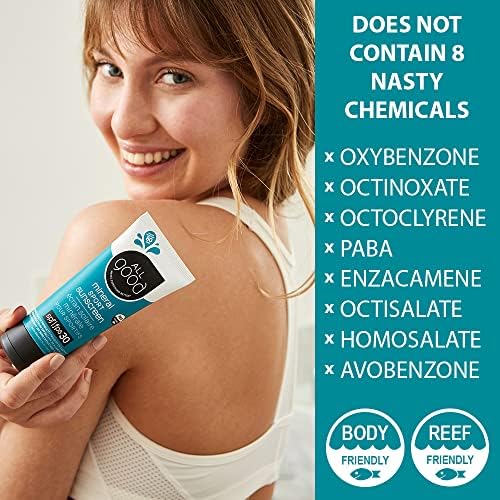All Good Sunscreen - Sport Mineral Sunscreen Lotion, Reef Friendly, SPF 30+ for Face & Body, Water & Sweat Resistant, 2-pack (3 oz)-GlimoraGlow