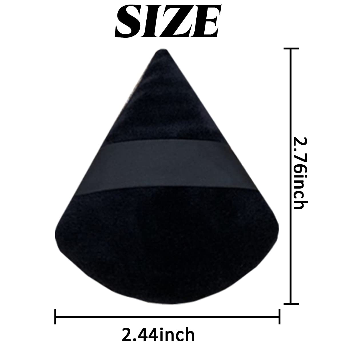 GXXMEI 30PCS Powder Puff Face Soft Makeup Sponge, Triangle Powder Puffs for Loose Powder Mineral Powder Velour Puff for Face Exquisite Makeup Eyes Contouring, Beauty Makeup Tools-GlimoraGlow