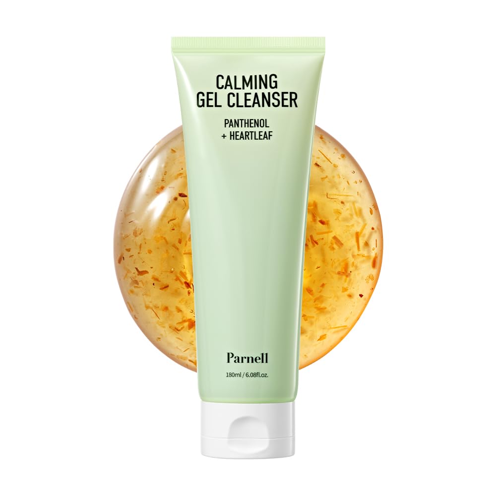 Parnell Panthenol Heartleaf Calming Gel Cleanser | 180ml / 6.08 fl.oz, soothing & moisturizing cleanser, korea skin care, korea beauty-GlimoraGlow