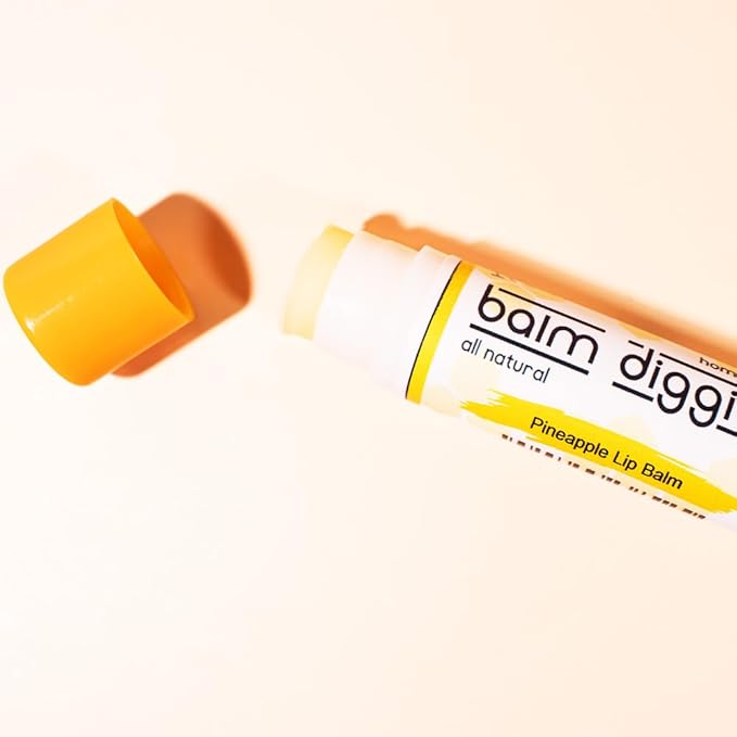 It's The Balm Diggity 2-pack Pineapple Beeswax, All-Natural, Moisturizing, and Nourishing Lip Balm Made With Just 5 Ingredients-GlimoraGlow