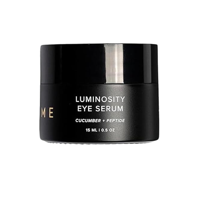 DIME Beauty Luminosity Eye Serum, Eye Cream for Dark Circles and Puffiness, Caffeine Eye Cream, Puffy Eyes Treatment, 0.5 oz / 15 mL-GlimoraGlow