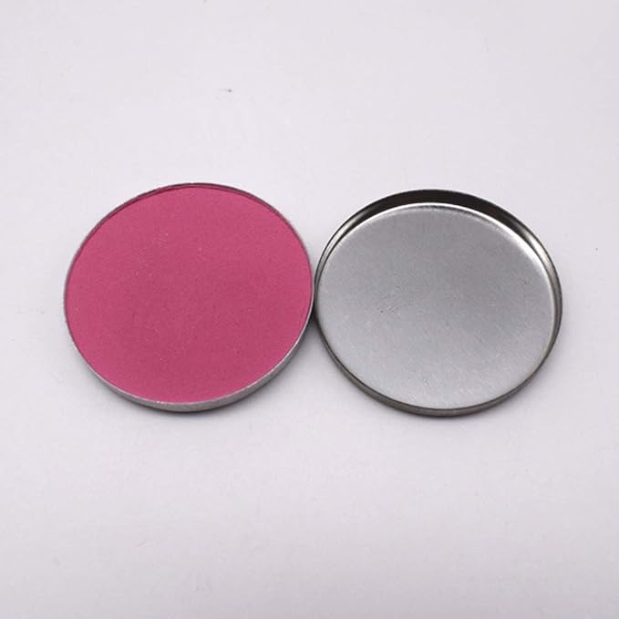 20 Pieces Empty Round Metal Tin Palette Pans Round Metal Pans Cosmetic Eyeshadow Pans for Eyeshadow Palette Magnetic Makeup Palette, 36mm Diameter 3.5mm Height-GlimoraGlow
