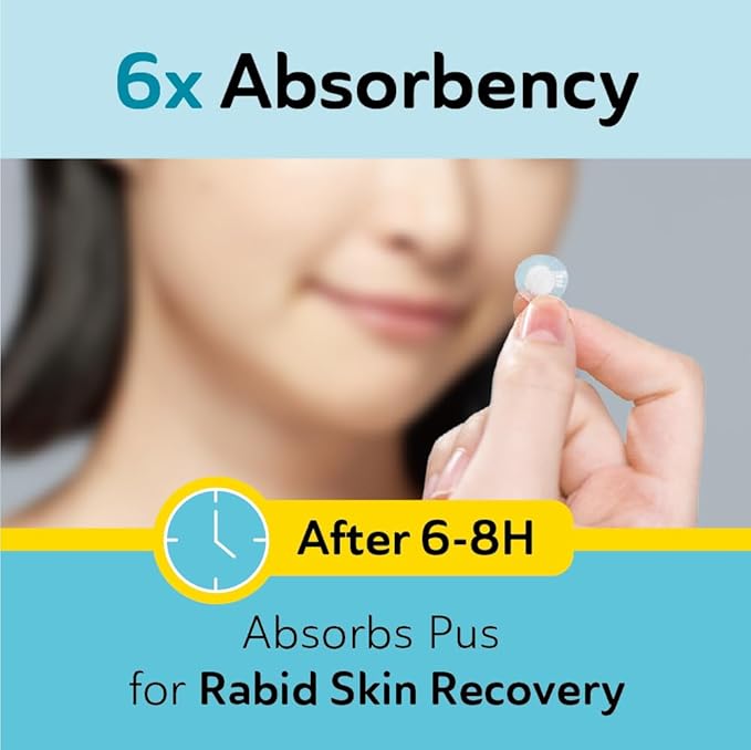 Invisible Pimple Patches for Cystic Acne - Ultra Thin Hydrocolloid Acne Patches & Zit Stickers, Cystic Acne Patch for Surface Blemishes - 48 Count - 2 Sizes Invisible Plus (Clear Patch)-GlimoraGlow