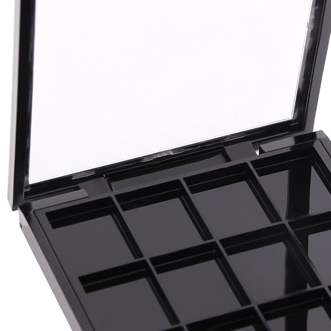 12 Grids Empty Eyeshadow Palette DIY Eyeshadow Makeup Palette Lipstick Container Empty Makeup Storage Box for Blush Lipstick-GlimoraGlow