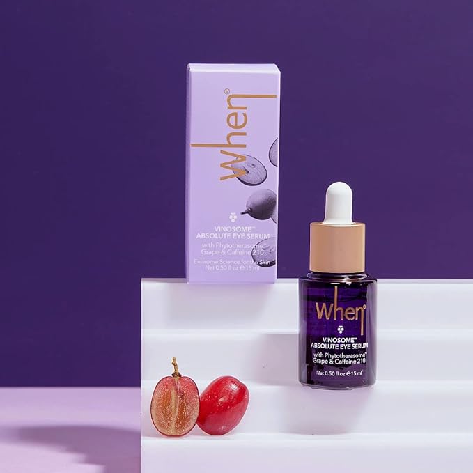 When - Vinosome Absolute Eye Serum with Phytotherasome Grape & Caffeine210-GlimoraGlow