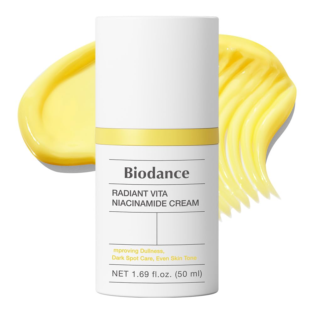 BIODANCE Radiant Vita Niacinamide Cream, Brightening, Dark Spot Correcting Facial Moisturizer, Korean Skincare | 1.69 fl.oz, 50ml-GlimoraGlow