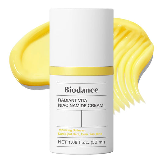 BIODANCE Radiant Vita Niacinamide Cream, Brightening, Dark Spot Correcting Facial Moisturizer, Korean Skincare | 1.69 fl.oz, 50ml-GlimoraGlow
