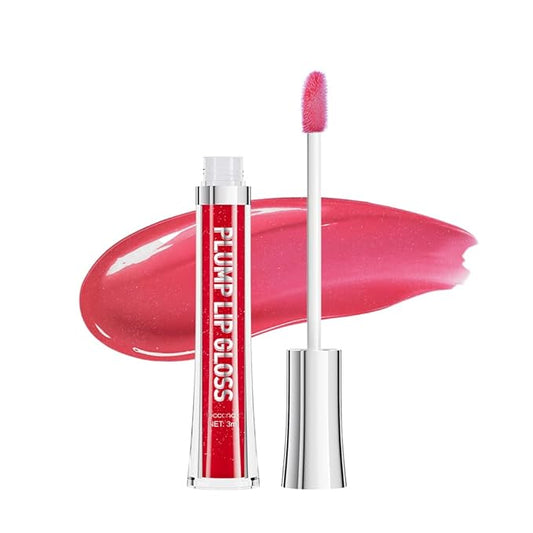 ibcccndc Lip Plumper gloss,Natural Lip Plumper,High Shine Lip Plumper,Lip Enhancer for Fuller,Sexy Lip Gloss,Shiny Lip Gloss For Girls and Women (5)-GlimoraGlow