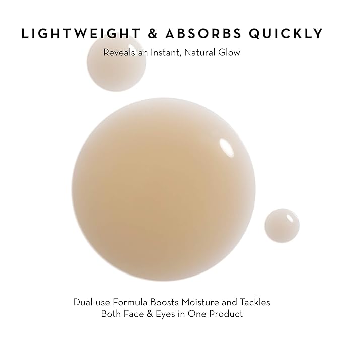 Face & Eye Serum - Dual-Use Formula to Lift, Reduce Puffiness and Even Tone, Wild-Foraged Botanicals, Vegan, Dermatologist Tested, EWG Verified, 15ml-GlimoraGlow