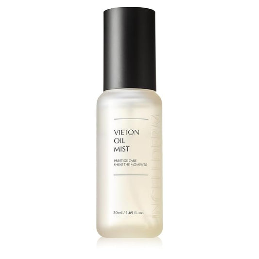 INCELLDERM Riman Vieton Oil Mist | 50ml | Bi-Phasic Hydration with Camellia Seed Oil & Seaberry Water | Korean Skincare Mist for Moisture, Balance & Radiance | Natural Facial Spritz Moisturizer-GlimoraGlow