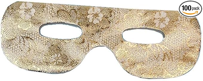 100PCS Gold DIY Eye Mask Under Eye Patches Pre-Cut Nose Paper Film Eye Pad Cooling Eye Patch for Puffy Eyes Spa Skincare-GlimoraGlow