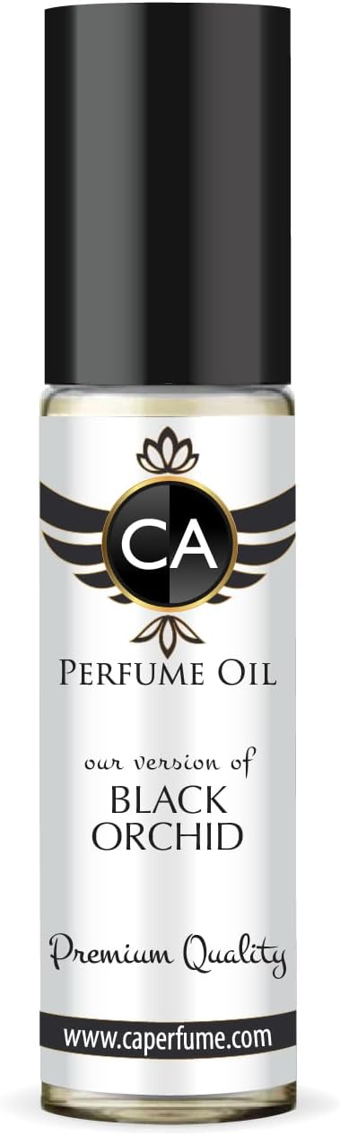 CA Perfume Impression of Black Orchid For Women Replica Fragrance Body Oil Dupes Attar Roll-On 0.3 Fl Oz/10ml-X1-GlimoraGlow