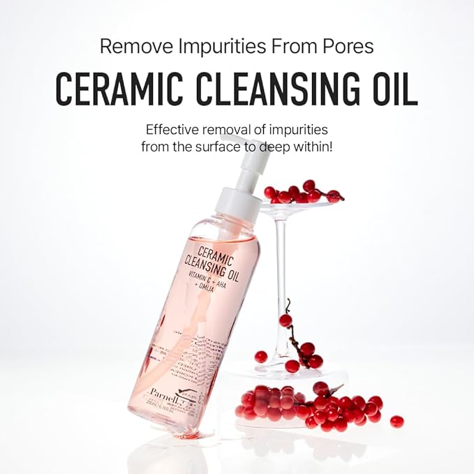 Parnell Aha Omija Ceramic Cleansing Oil 200ml / 6.76 fl.oz | blackhead melting, korean facial cleanser, korean skincare-GlimoraGlow