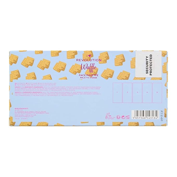 I Heart Revolution - CHOCOLATE FACE PALETTE - Contouring palette - WAFFLE-GlimoraGlow